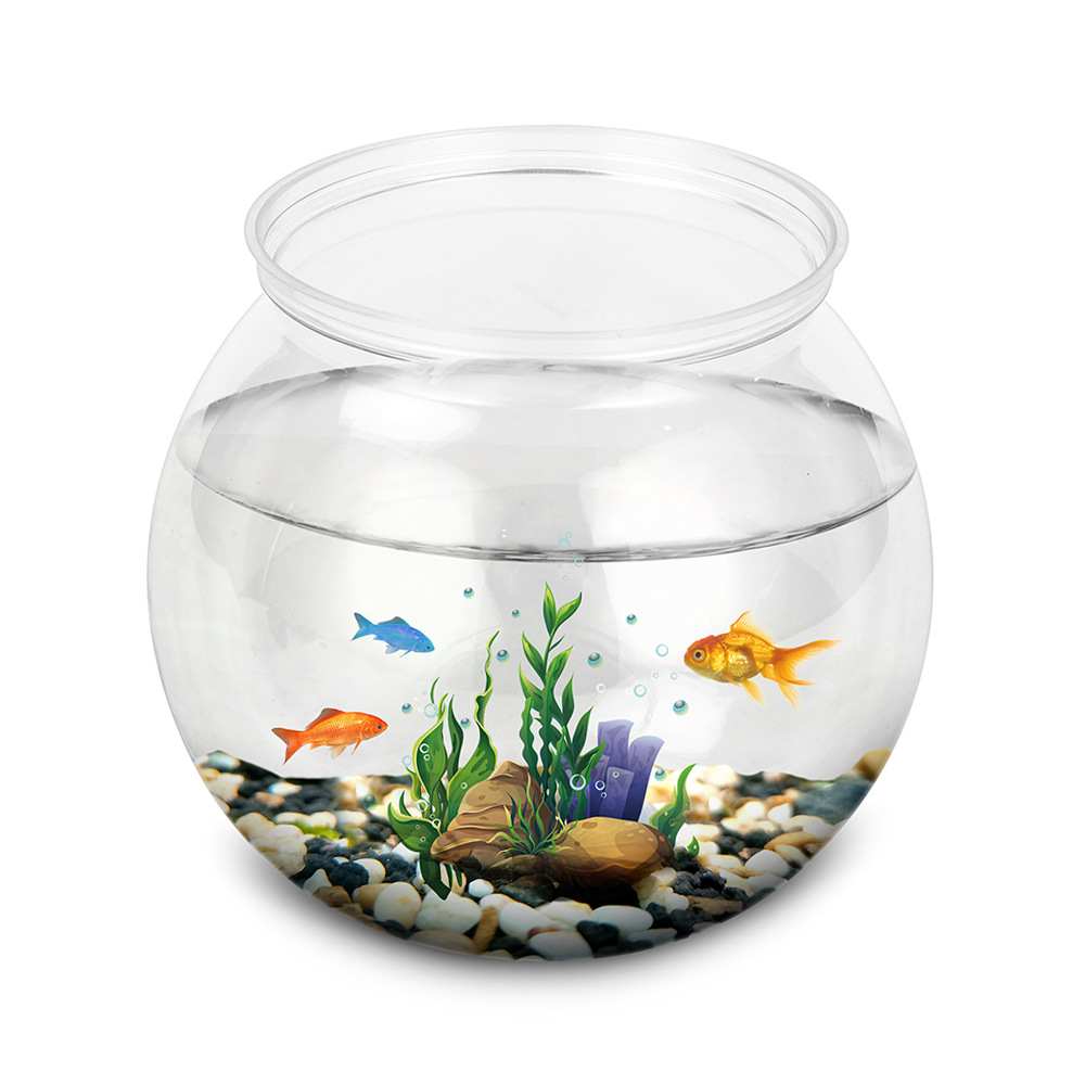 Betta Fish Tank - Ciotola per pesci in plastica, dimensioni