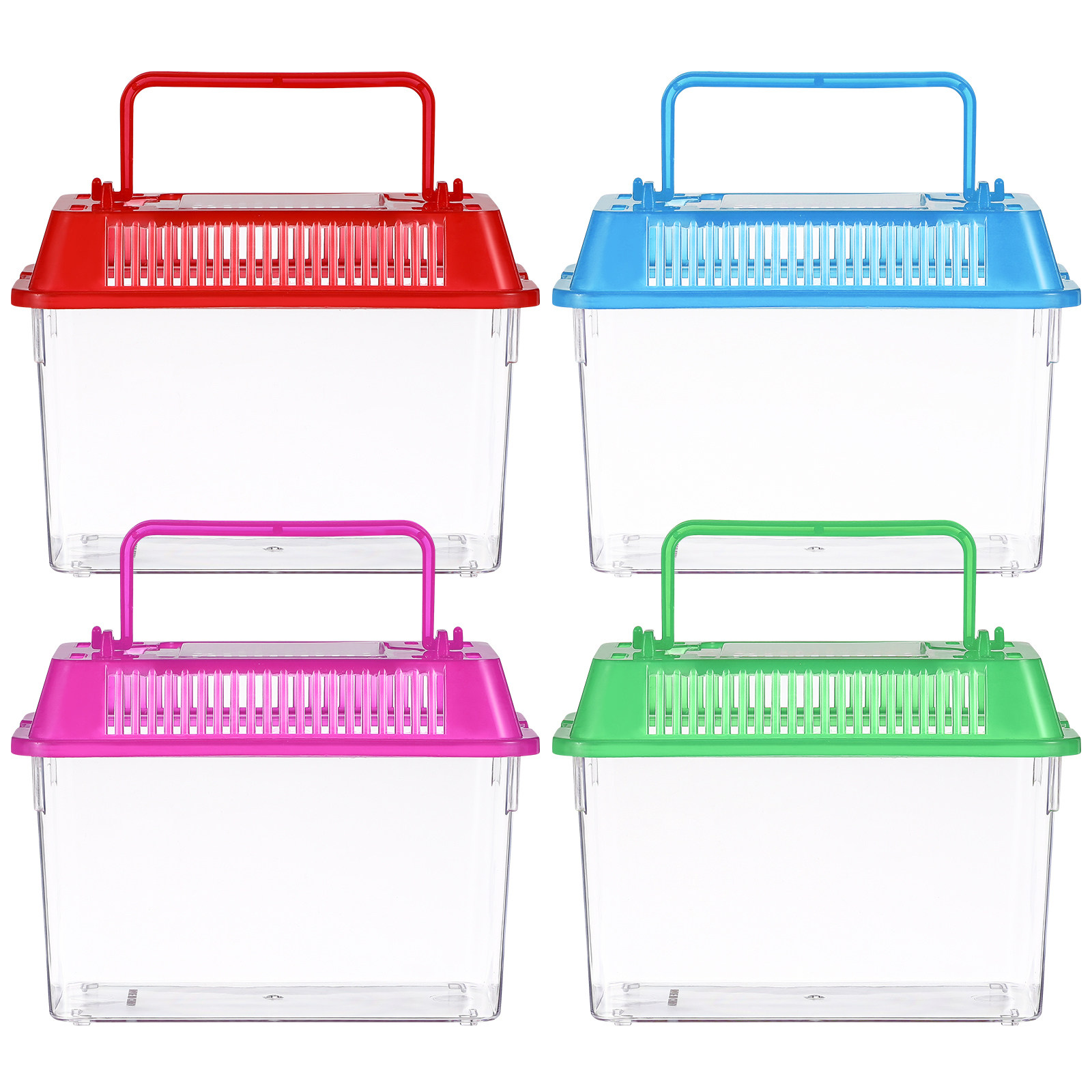 Betta Fish Tank - Mini Acquario Portatile in Plastica per