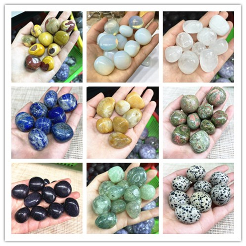 Fish Tank Gravel - Pietre naturali ghiaia cristalli burattati chip