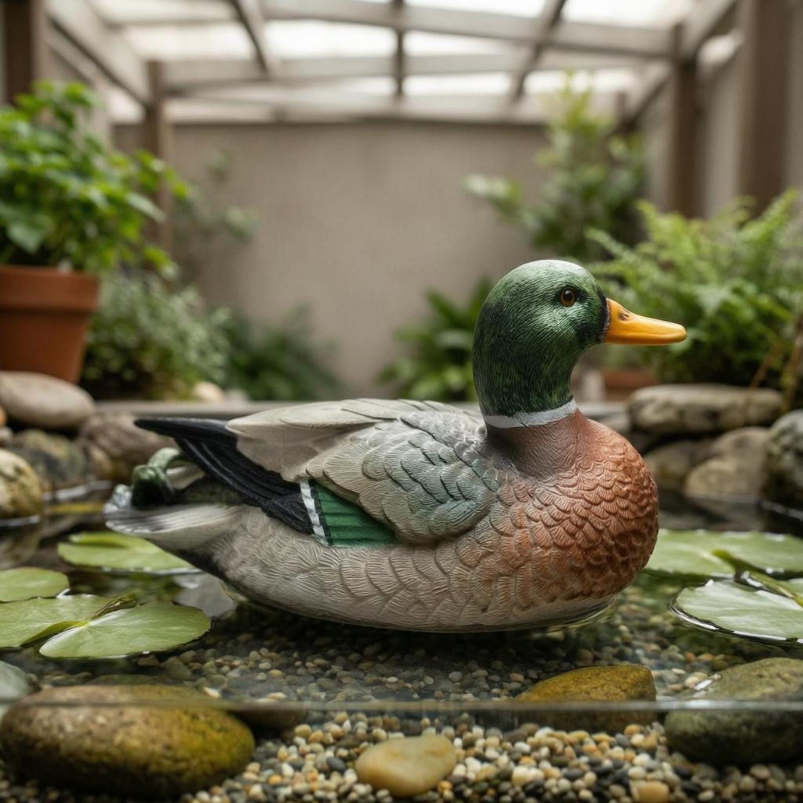 Statuetta di anatra in resina, - Aquarium Decor recensione e prezzo