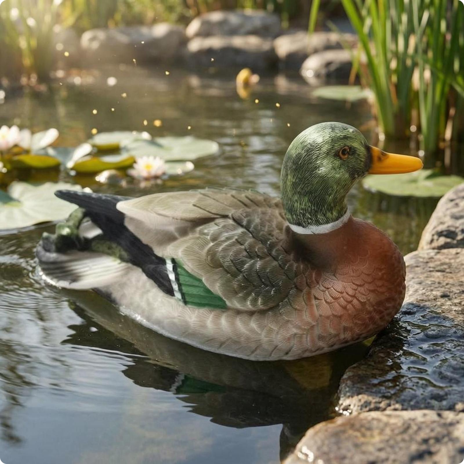 Statuetta di anatra in resina, - Aquarium Decor recensione e prezzo